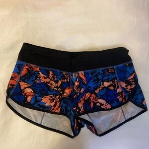 Lululemon Printed Speed Up Low Rise Lined Short